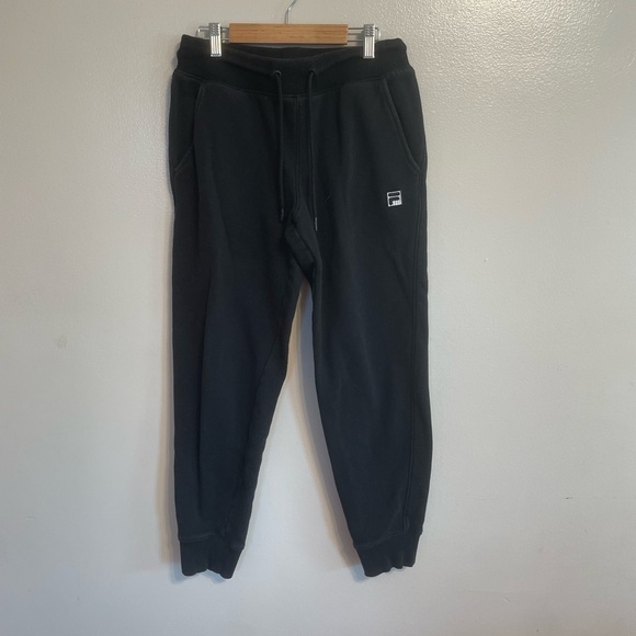 FILA Sweat Pants in Black & Navy Blue Pack - Picture 2 of 15